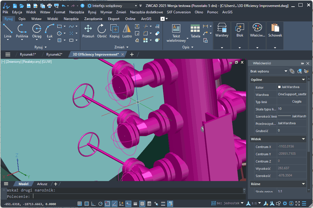ZWCAD 2025 3D productivity demonstration