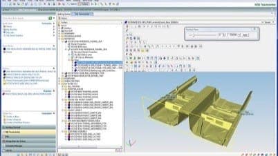 Alt text: Assembly modeling evolution in PDM systems from 1990s to 2000s, focusing on Unigraphics.