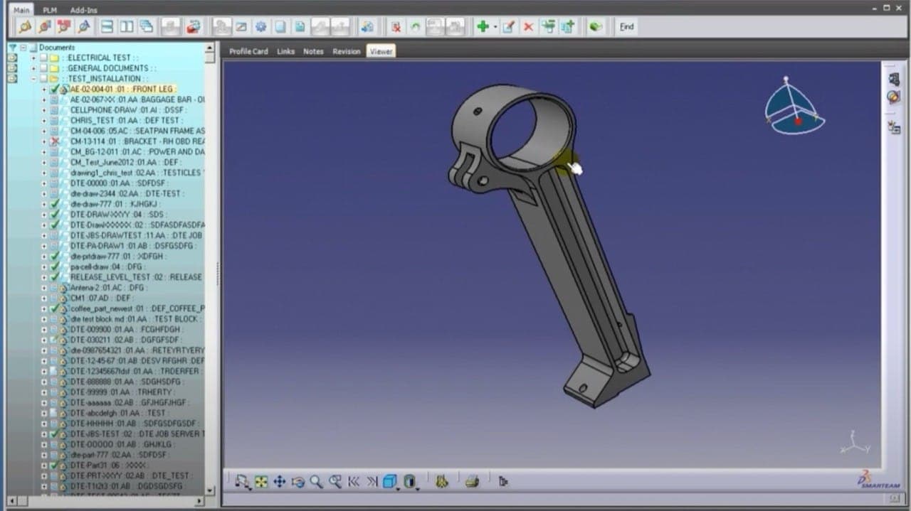 3D modeling and collaboration tools from Dassault Systèmes in the 2000s for PLM and engineering.