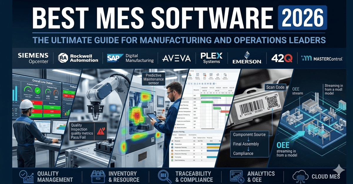 Best MES Software 2026: Q1 Edition (Archived)