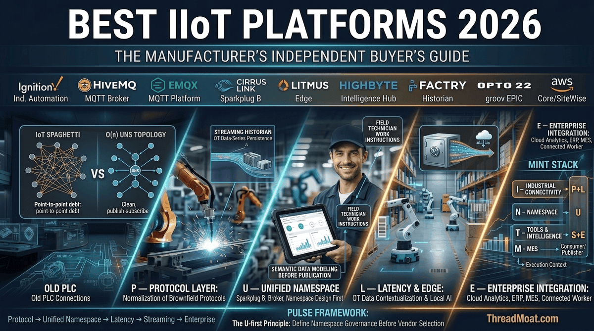 Best IIoT Platforms 2026: The Manufacturer's Independent Buyer's Guide
