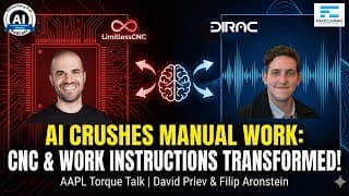 The 80/20 Rule for AI in Manufacturing — with Dirac and LimitlessCNC