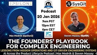 The Founders' Playbook: Operations and Systems Engineering — with Epsilon3 and SysGit