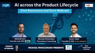 AI-Powered BOM and Factory OS — with Duro and First Resonance