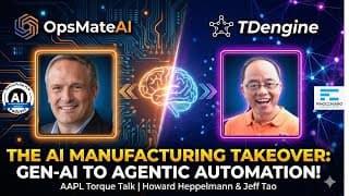 Operations Meets AI: Data Intelligence in Manufacturing — with OpsMate and TDEngine